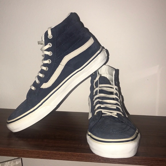 Vans Shoes - Unisex Vans Blue Suede Hightop’s